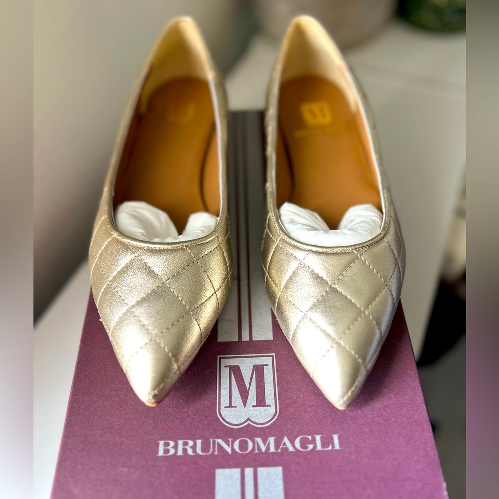 Bruno Magli Bianca Quilted Flats